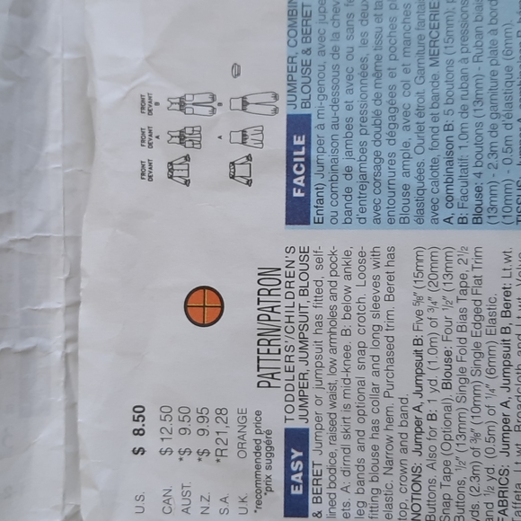 Sewing patterns- kids outfits - Picture 3 of 5